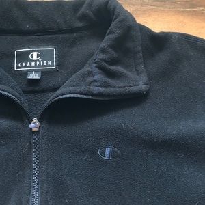 Black champion fleece sweatshirt